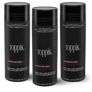 Pachet promoțional: 3x Nanofibre pt păr rar Toppik 55g 🥇