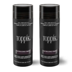 Pachet promoțional: 2x Nanofibre pt păr rar Toppik 27g 🥇