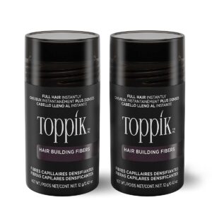 Pachet promoțional: 2x Nanofibre pt păr rar Toppik 12g 🥇