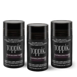 Pachet promoțional: 3x Nanofibre pt păr rar Toppik 12g 🥇